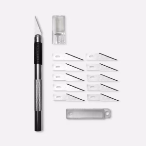 Precision Knife w/ 10 Replacement Blades